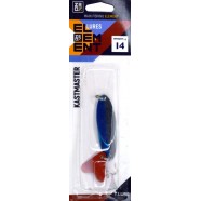 Блешня на хижу рибу, коливна, ZEOX Kastmaster, вага 14г, колір Silver-Blue